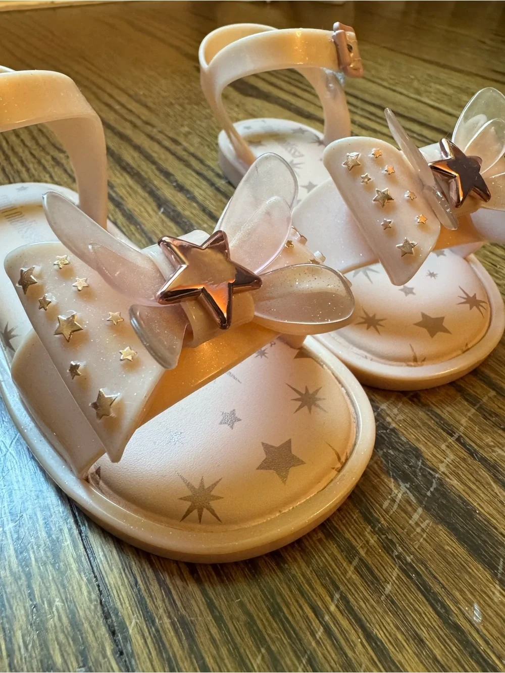 Mini Melissa Blush Jelly Sandals